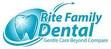 牙科标志——rite family dental