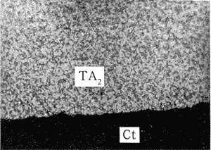 钛材表面烤瓷的瓷金属界面研究
