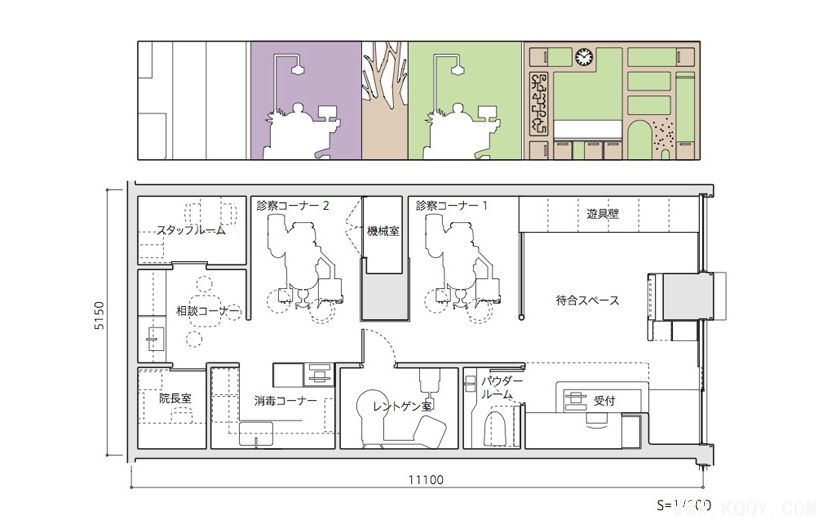 日本松见儿童牙科诊所装修图片